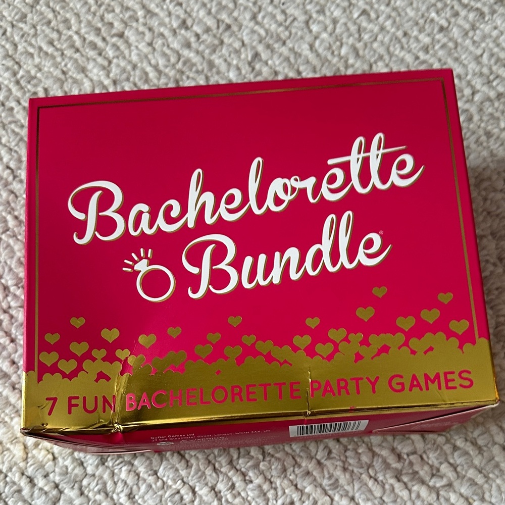 Chic Bachelorette Bundle Party Games - Pink and Gold